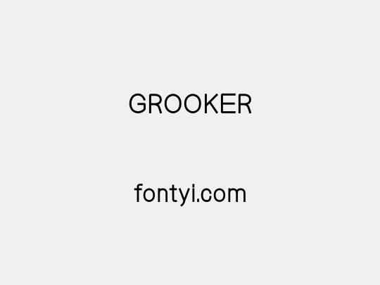 GROOKER