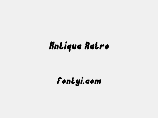 Antique Retro