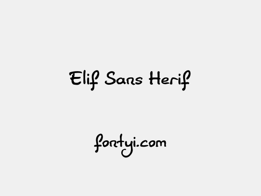 Elif Sans Herif