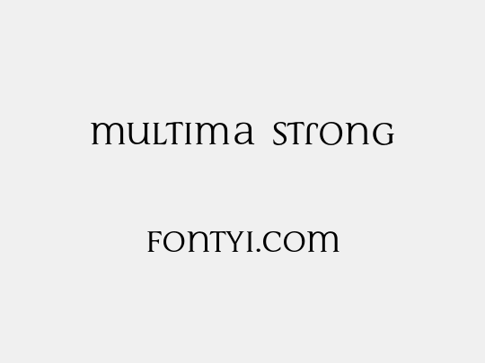 Multima Strong