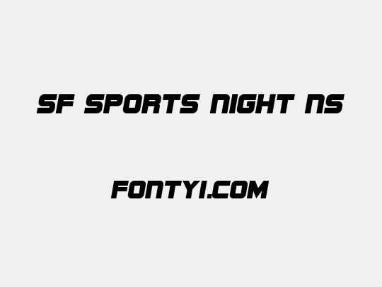 SF Sports Night NS