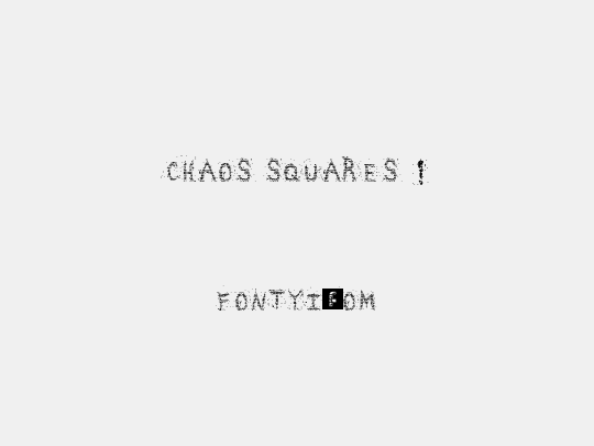 Chaos squares !