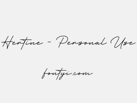 Hertine - Personal Use