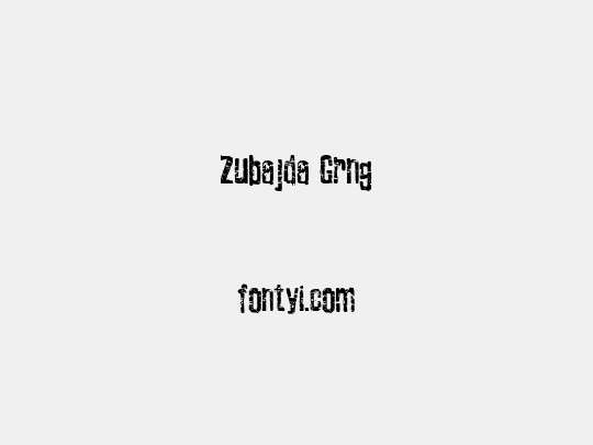 Zubajda Grng