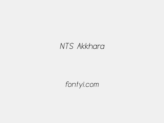 NTS Akkhara