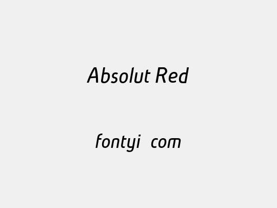 Absolut Red
