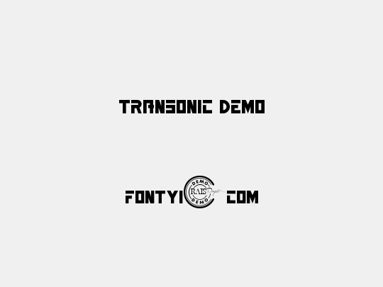 Transonic Demo