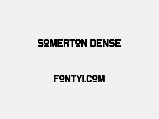 Somerton Dense
