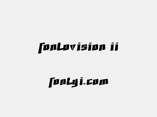 Fontovision II