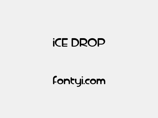 iCE DROP