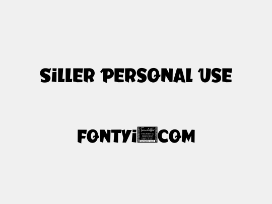 Siller Personal Use