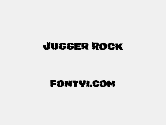 Jugger Rock