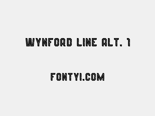 Wynford Line Alt. 1