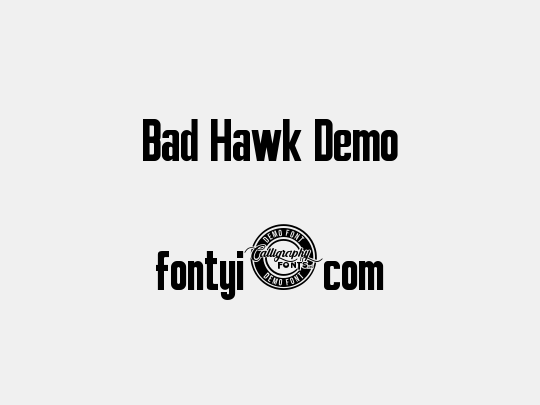 Bad Hawk Demo
