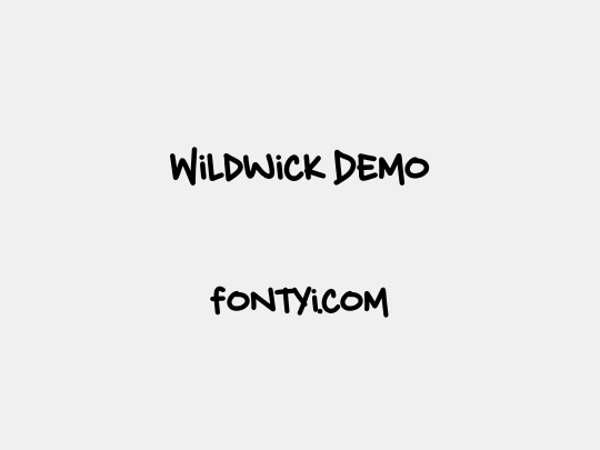 Wildwick Demo