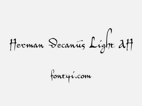 Herman Decanus Light AH