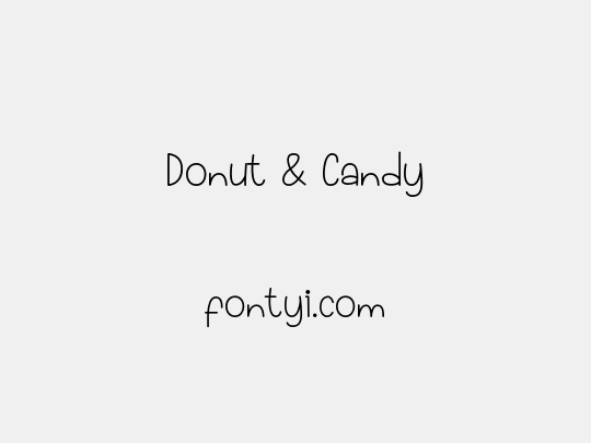 Donut & Candy