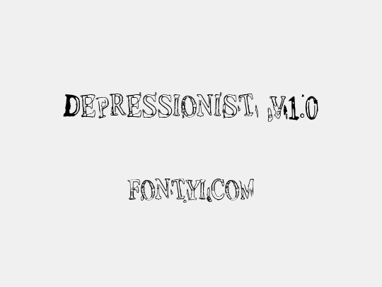 Depressionist v1.0