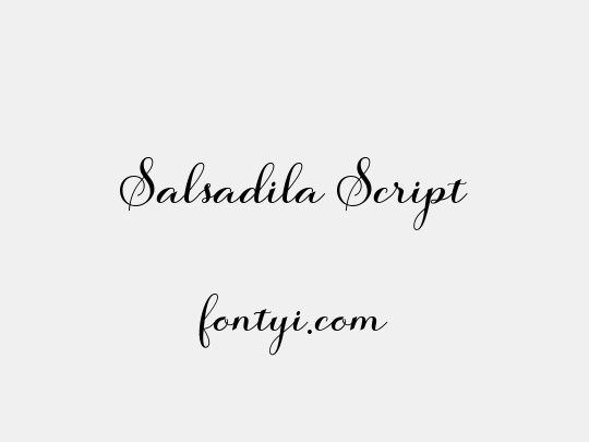 Salsadila Script