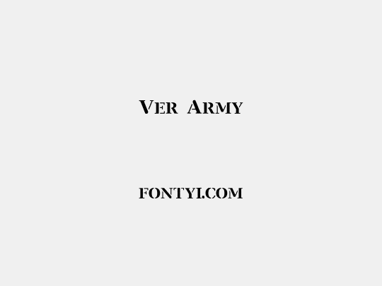 Ver Army
