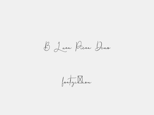 B Luna Piena Demo