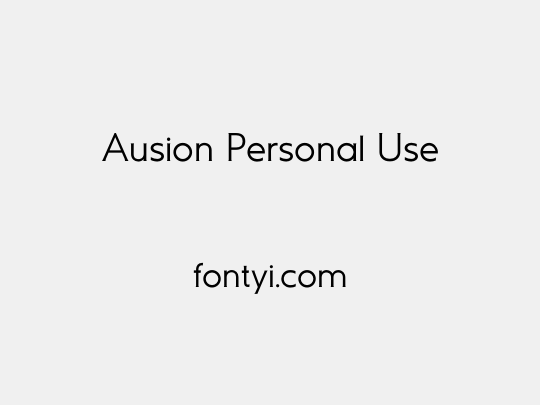 Ausion Personal Use