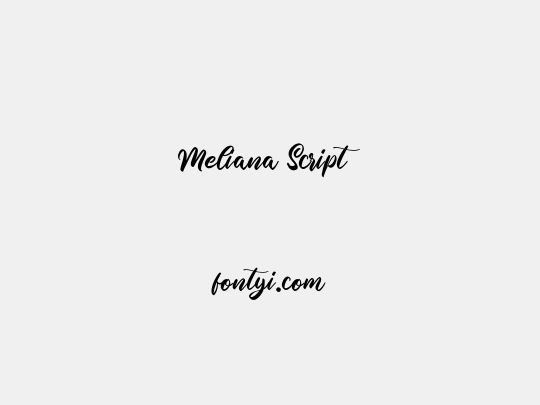 Meliana Script