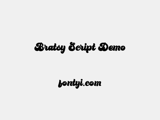 Bratsy Script Demo