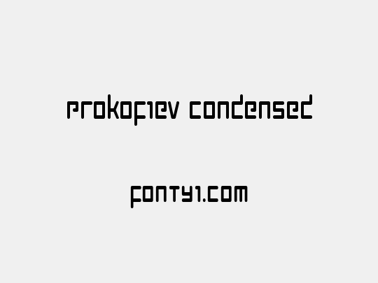 Prokofiev Condensed