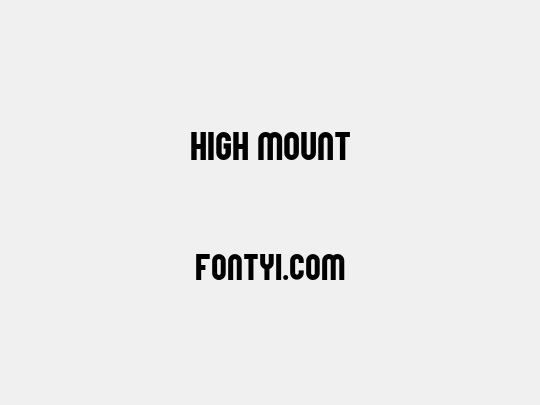 High Mount