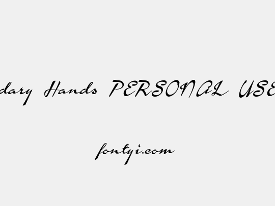 Calendary Hands PERSONAL USE DE