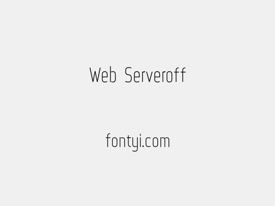 Web Serveroff