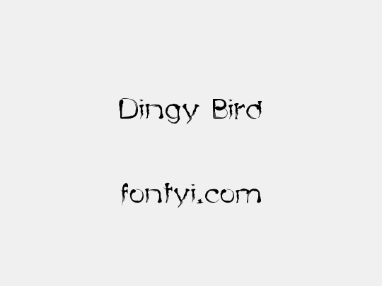 Dingy Bird