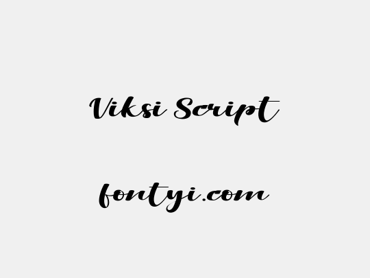 Viksi Script