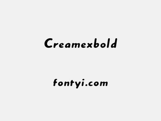 Creamexbold