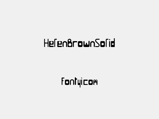 HelenBrownSolid