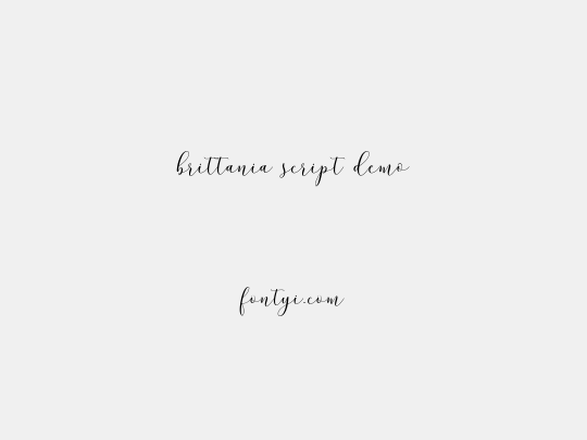brittania script demo