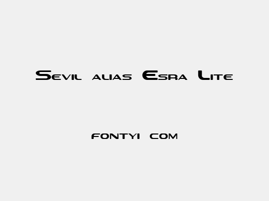 Sevil alias Esra Lite