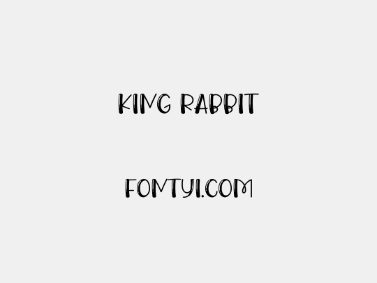 King Rabbit