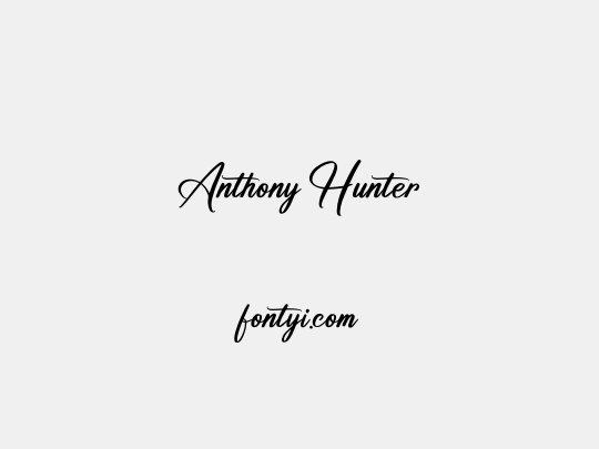 Anthony Hunter
