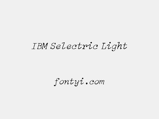 IBM Selectric Light