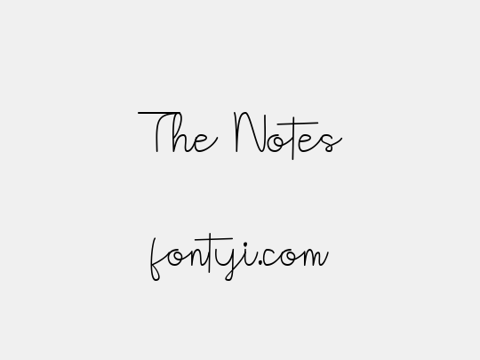 The Notes