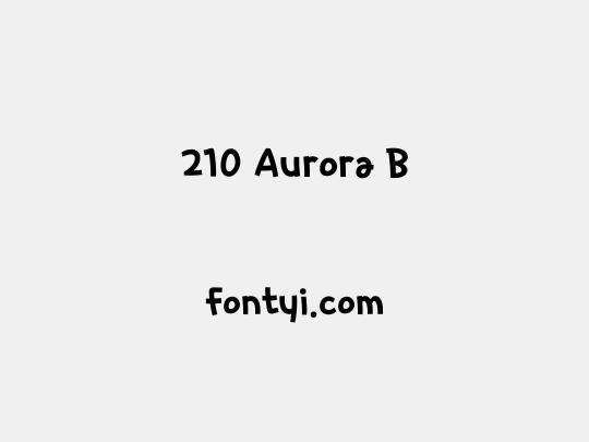 210 Aurora B