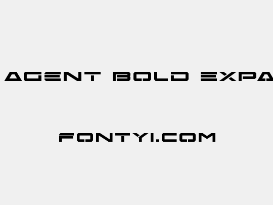 Free Agent Bold Expanded