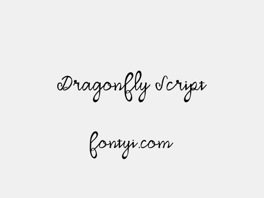 Dragonfly Script