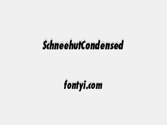 SchneehutCondensed