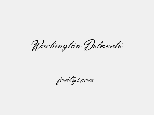 Washington Delmonte
