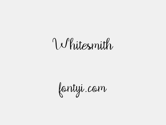 Whitesmith