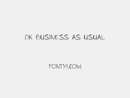 DK Business As Usual