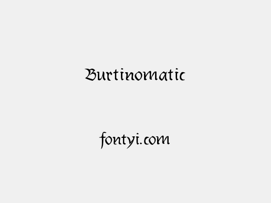 Burtinomatic